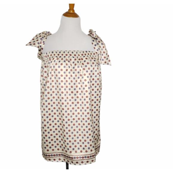 NEW Tularosa Boho Perry Top Revolve Polka Dot Scarf Print Summer Women XS - Picture 2 of 13